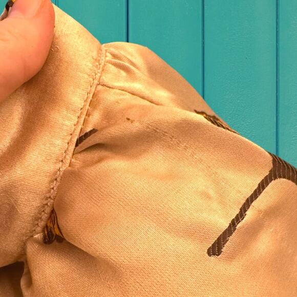 Storm & Marie Skirt NWT Damaged Satin Dandelion Mini Skater Skirt Size 6 - Picture 9 of 16